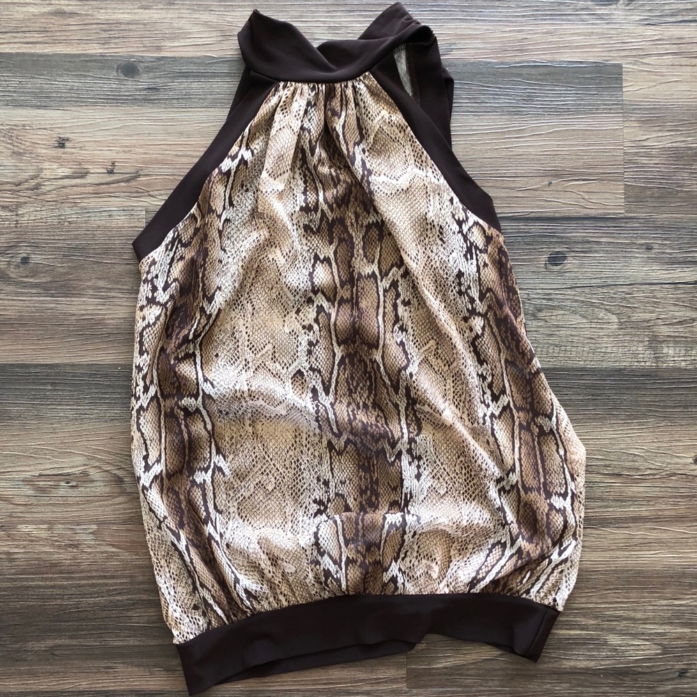 Snakeskin tank top